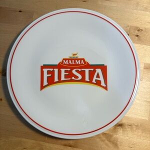 Lubiana Poland Malta Fiesta Advertising Plate Restaurant Ware Vintage